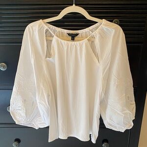Universal Thread White Peasant Blouse